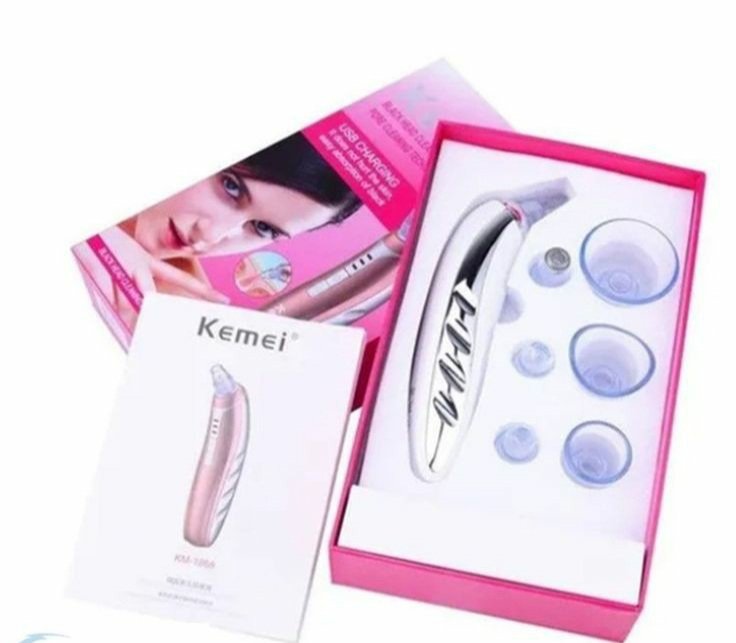 Removedor De Cravos E Espinhas Kemei - Vácuosucção Peeling - Imagem 3